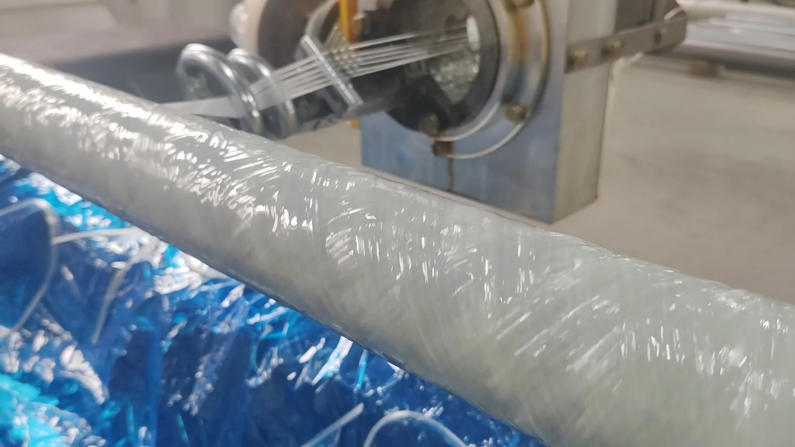 纤维绕制工艺实拍